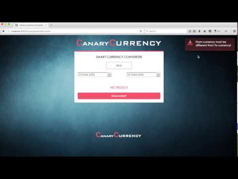 Canary Currency Converter
