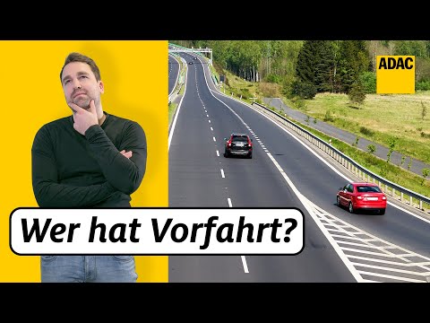Habe ich auf dem Beschleunigungsstreifen Vorfahrt? Welche Regeln gelten? | ADAC | Recht? Logisch!