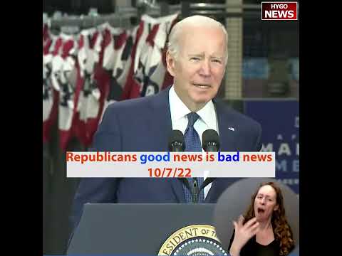 Republicans say good news is bad news