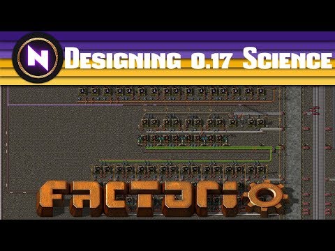 Factorio Engineering - DESIGNING 017 SCIENCE BUILDS
