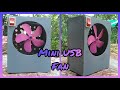 How To Make Mini USB Fan With PVC Pipe