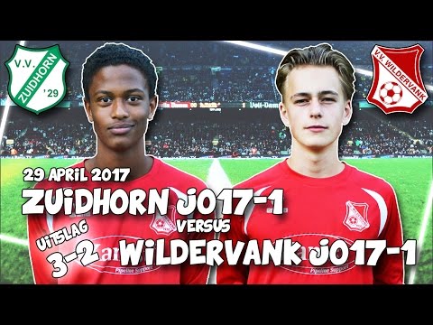 5 GOALS! 3x Geel! Zuidhorn JO17-1 - WILDERVANK JO17-1 | uitslag 3-2 | SONY FDR-AXP33