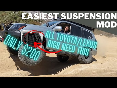 The BEST Bang-For-Buck SUSPENSION MOD For the Lexus GX470 / Toyota 4Runner / Tundra / Land Cruiser