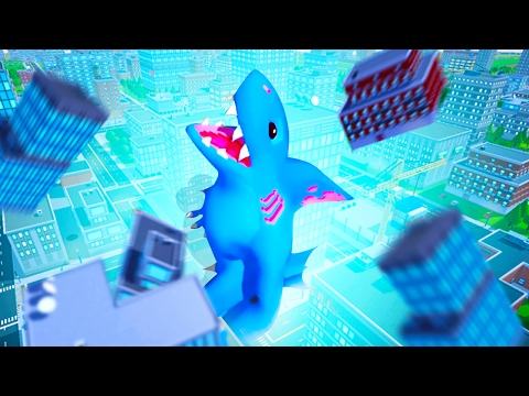 DINO SHARK CITY DESTRUCTION! (Omegalodon)