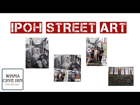 Ipoh Street Art | Wisma Chye Hin Indoor Mural Arts| Ipoh Murals Arts