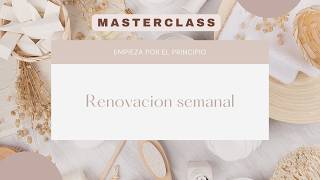 Masterclass Renovacion profunda