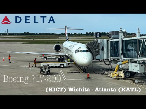 4K Trip Report: Delta Airlines (Main Cabin) Boeing 717-200 (ICT) Wichita - Atlanta (ATL)