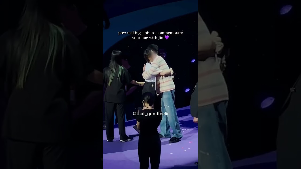 BTS JIN HUG PIN 🥹💜 #bts #btsjin