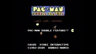 Atari 7800 Pac Man: Double Feature Demonstration