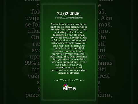 ATMA Poruka dana 22.2.2026.
