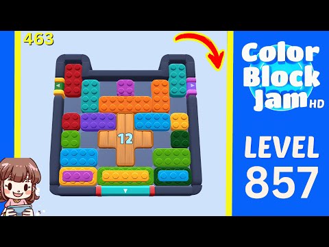 Color Block Jam Level 463 (857) Solution Walkthrough