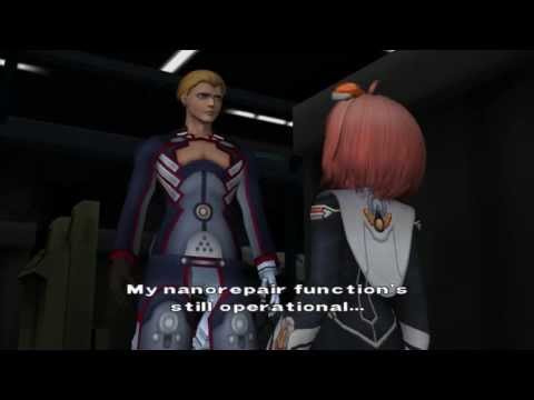 Xenosaga Episode I HD Cutscene 050 - MOMO's Hilbert Effect - ENGLISH