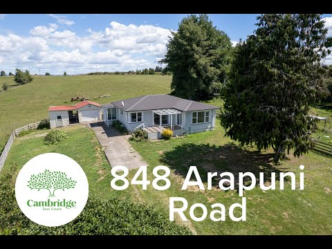 848 Arapuni Road, Te Awamutu, Waikato, 3 Bedrooms, 1 Bathrooms, Lifestyle Property