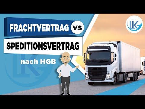 Frachtvertrag vs. Speditionsvertrag - Unterschiede einfach erklärt!