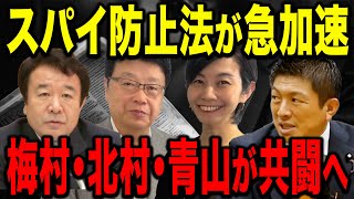 【速報】参政党×北村晴男が共闘！自民党のあの人がスパイ防止法に協力的？