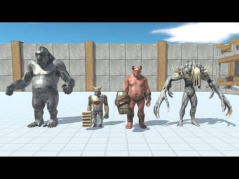 GORO WITH GHOR HAMMER & SCOURGE WITH OGRE LORD VS FACTION - Animal Revolt Battle Simulator