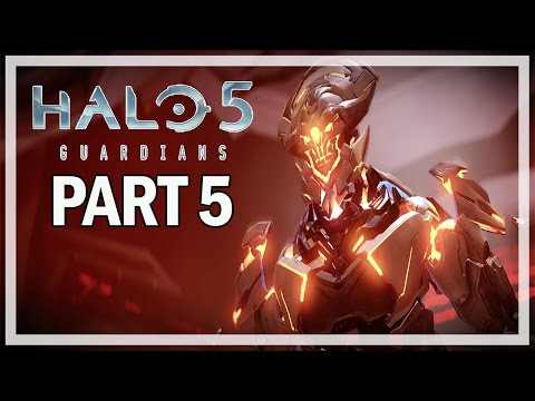 Halo 5 Guardians Walkthrough Part 5 Warden Boss - Let's Play Gameplay