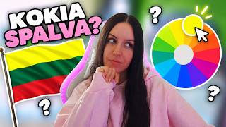 KURI ŠALIES SPALVA YRA TEISINGA?🎨