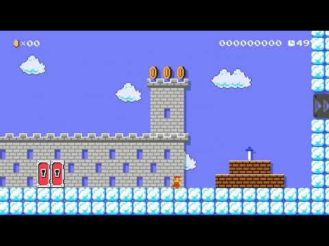 ☆★☆ link in a sky castle ☆★☆ by ★Ness★ 🍄Super Mario Maker 2 ✹Switch✹ #cbg