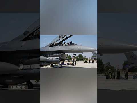 U.S. Air Force, NATO. F-16 Fighting Falcon fighters in Bulgaria.