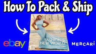 How To Pack And Ship Magazines You Sell On Mercari, Ebay & Etsy