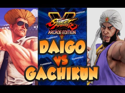 Daigo Umehara vs Gachikun - Guile vs Rashid - Street Fighter V Arcade Edition
