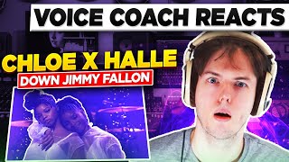 Voice coach ANALYZES | Chloe x Halle - Down (reaction)
