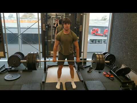 130 KG Deadlift 8 reps raw