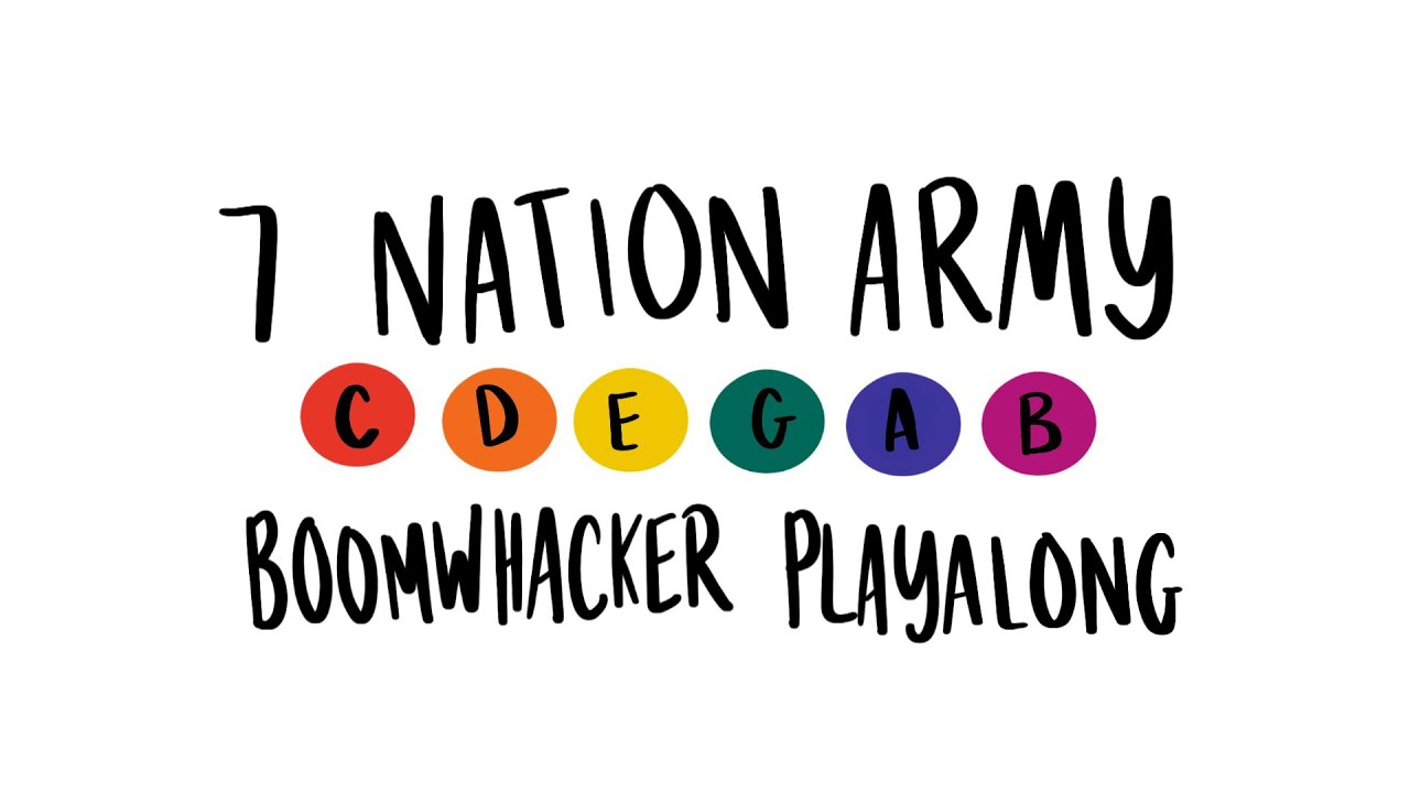 Seven Nation Army Boomwhacker Playalong
