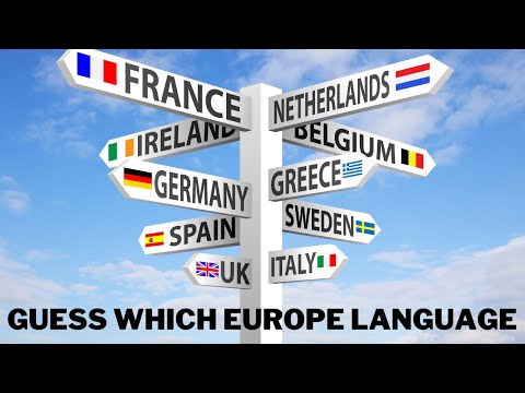 Guess the language from recording EUROPE EDITION 2