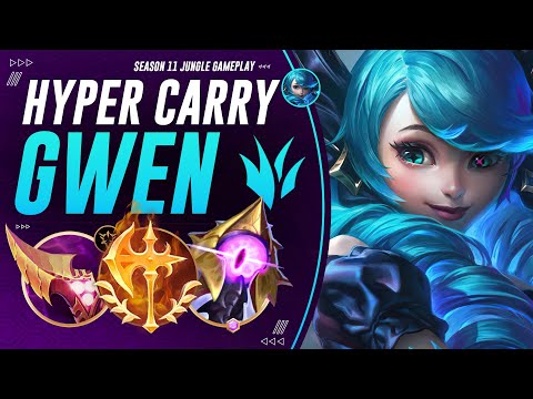 GWEN Jungle Is Actually STRONG: Scale To Carry In Season 11! | Jungle Guide - Pathing/Macro/Scissors