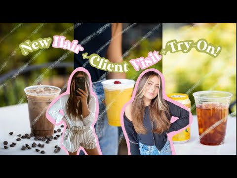 HAIR APPOINTMENT + CLIENT VISIT + TRY-ON ✨ VLOG ✨ 5/13/21