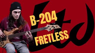 Video thumbnail for ESP LTD B-204 Fretless!  |  The Ultimate Affordable Fretless Bass  |  Quick Demo  | by Uhlik Music