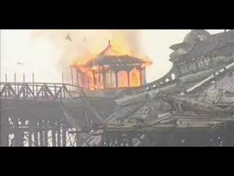 The Burning West Pier