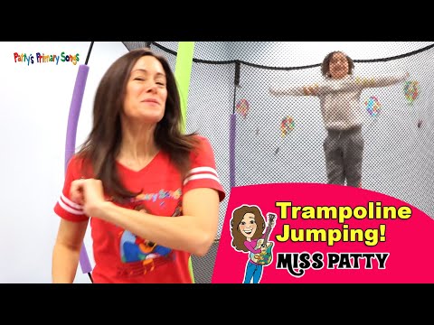 Jumping Song for Kids | Trampoline Jumping Children's Song by Patty Shukla | Trampoline Moves | Jump