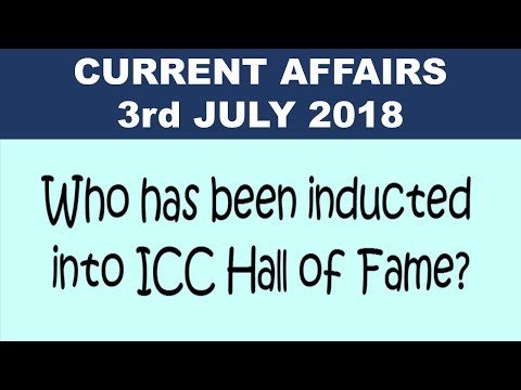 03 July 2018 Current Affairs | Daily Current Affairs | Current Affairs in English