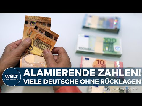 ERSPARNISSE: Millionen Deutsche leben ohne ausreichende Rücklagen – neue Zahlen alarmieren