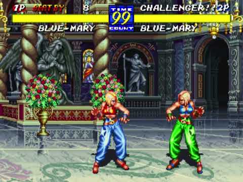 Fatal Fury 3 - Blue Mary (Desperation Moves)