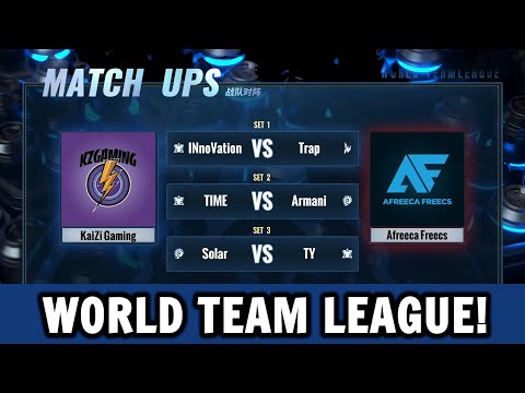 Trap vs INnoVation for starters, TY vs Solar for Dessert?! WORLD TEAM LEAGUE!!
