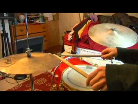 Drums 6-8 Rock Beats With 16ths Accented on Offbeat