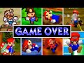 Evolution Of Super Mario Nintendo 64 Games Death Animations Game Over Screens