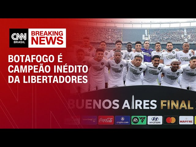 Botafogo é campeão inédito da Libertadores | AGORA CNN
