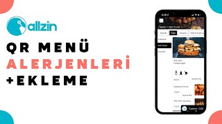 QR Menü Alerjen Ekleme