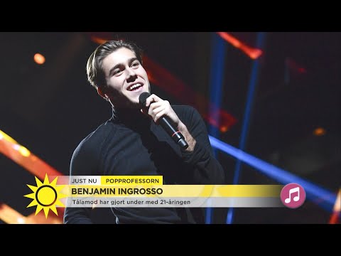 Exklusiv provlyssning av Benjamin Ingrossos nya platta – hör Gradvalls hyllning - Nyhetsmorgon (TV4)