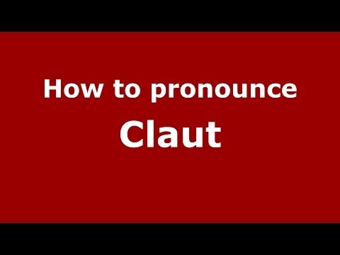 How to pronounce Claut (Italian/Italy) - PronounceNames.com
