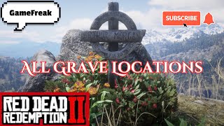 RDR2 (pt 37) All 9 grave locations. #gaming #tutorial #videogames