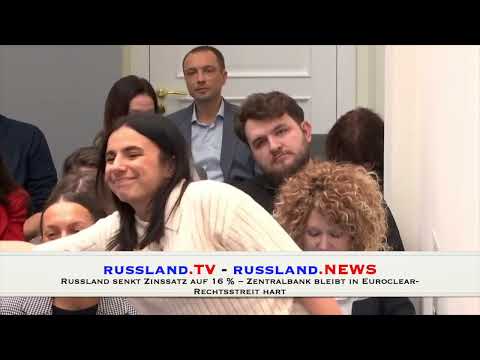 Russland senkt Zinssatz auf 16% – Zentralbank bleibt in Euroclear Rechtsstreit hart