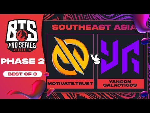MG.Trust vs Yangon G Game 1 - BTS Pro Series 10 SEA: Phase 2 w/ Xyclopz