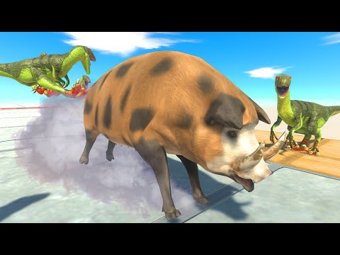 Run Escape from Deadly Deinonychus - Animal Revolt Battle Simulator