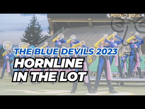 The Blue Devils 2023 - Hornline in the Lot (Laramie, WY)